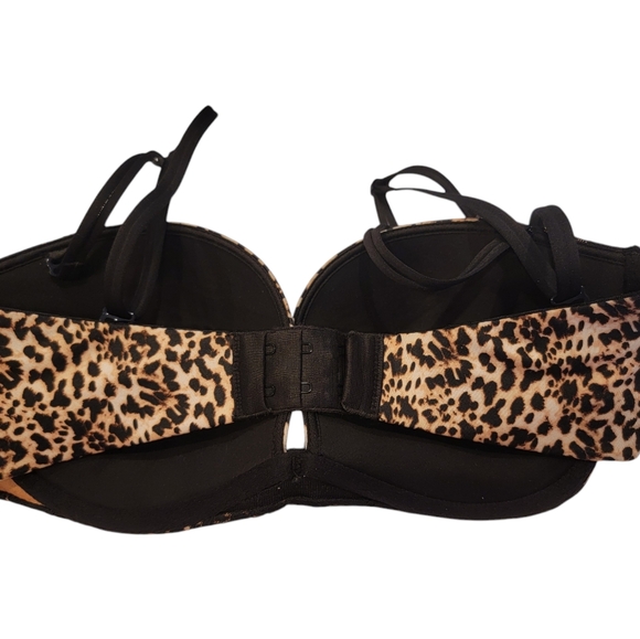 NWOT Victoria Secret Very Sexy Strapless Animal Print 32D - Picture 2 of 3